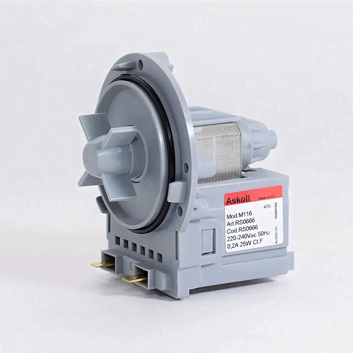 Сливной насос Askoll 25W M116 3 винта клеммы вперед раздельно-0